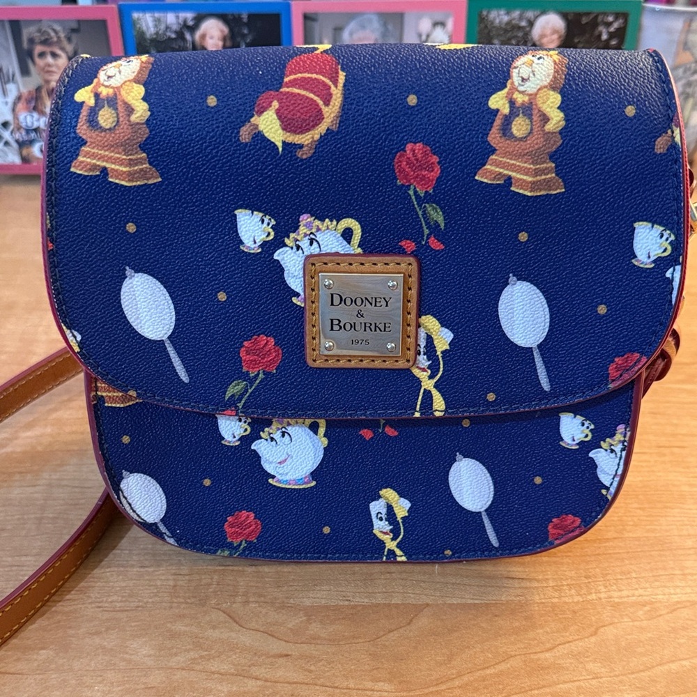 VGUC Dooney & Bourke Disney Princess Beauty & the Beast Crossbody